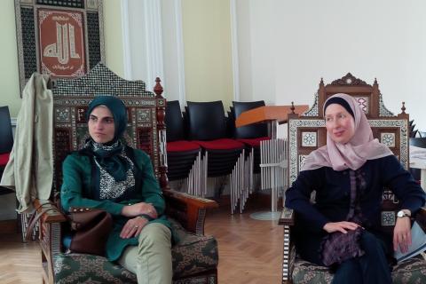 Participants at focus group for Muslim Women and Men in Vienna on 12 July 2014 (Ercan Karaduman)